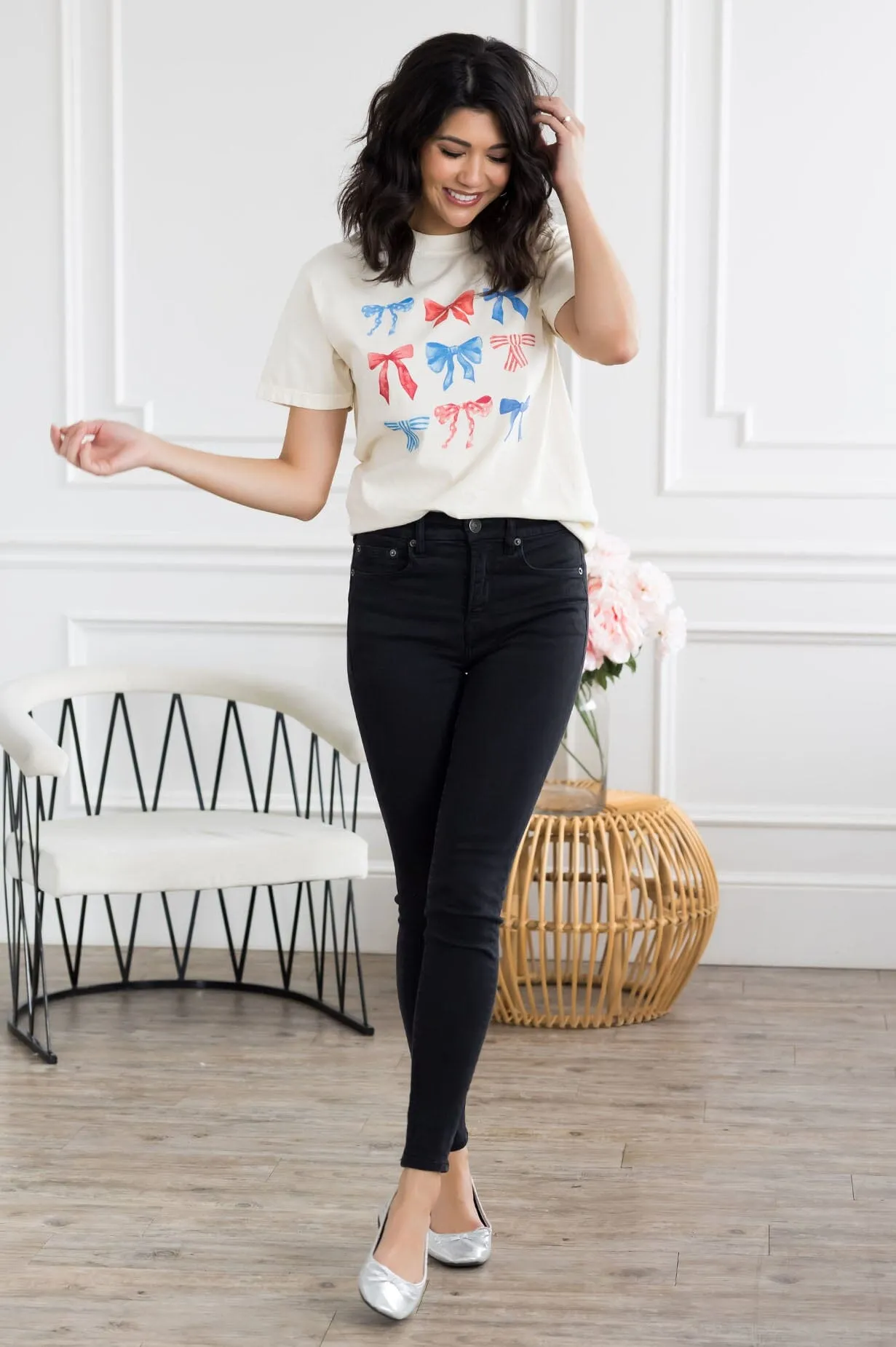 Patriotic Bows Graphic Tee