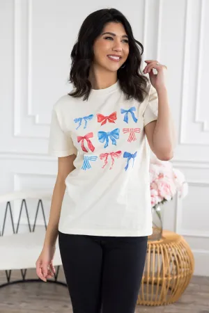 Patriotic Bows Graphic Tee
