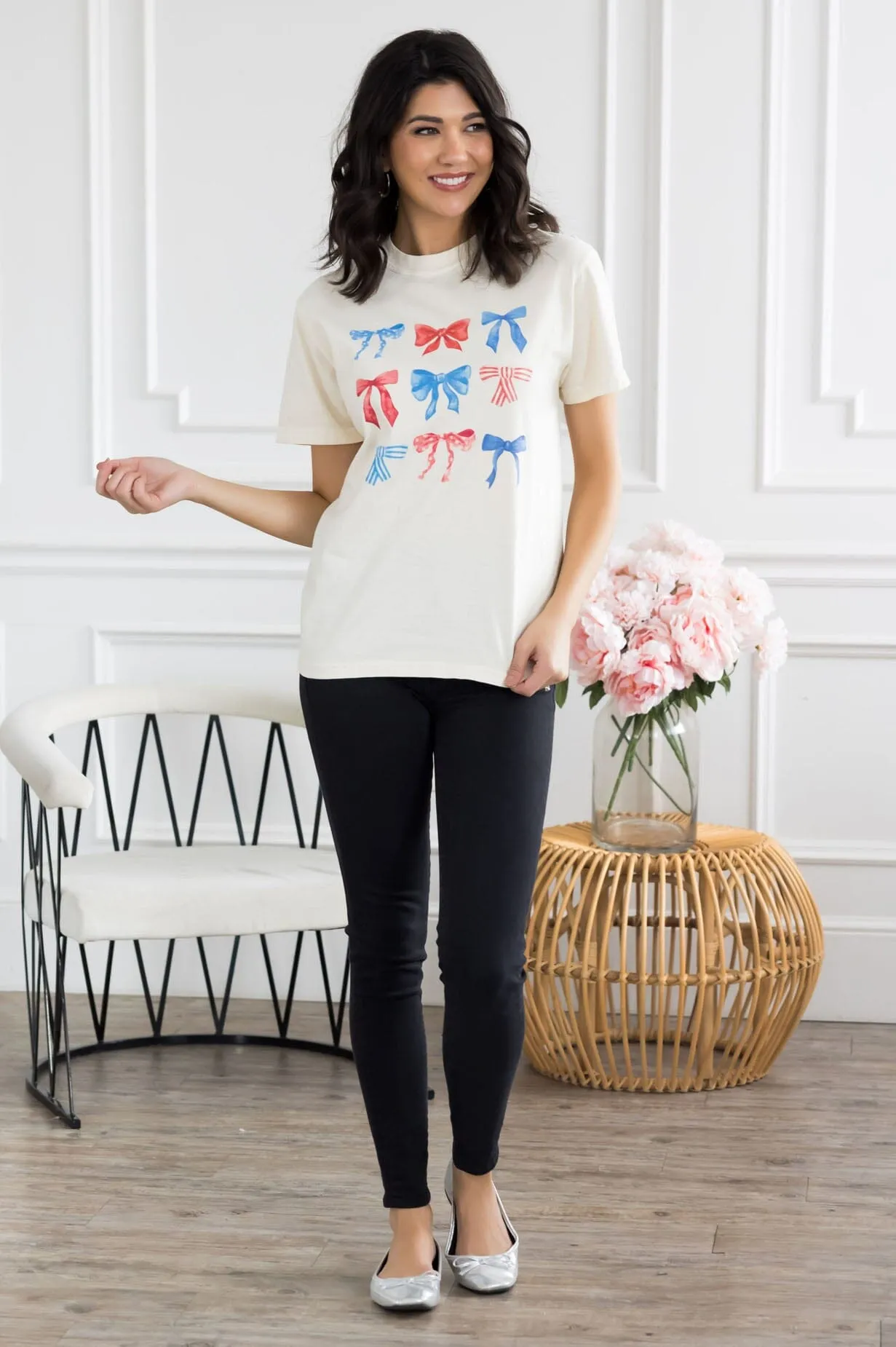 Patriotic Bows Graphic Tee