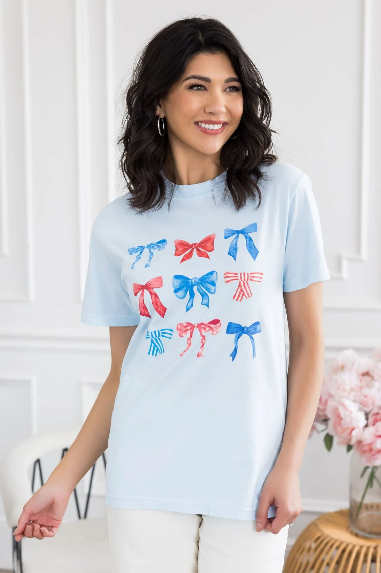 Patriotic Bows Graphic Tee