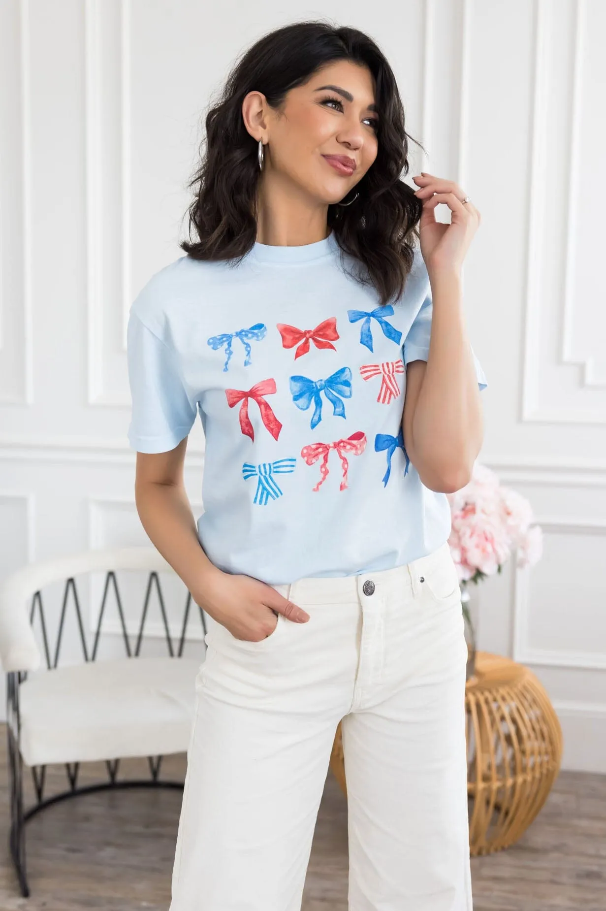 Patriotic Bows Graphic Tee