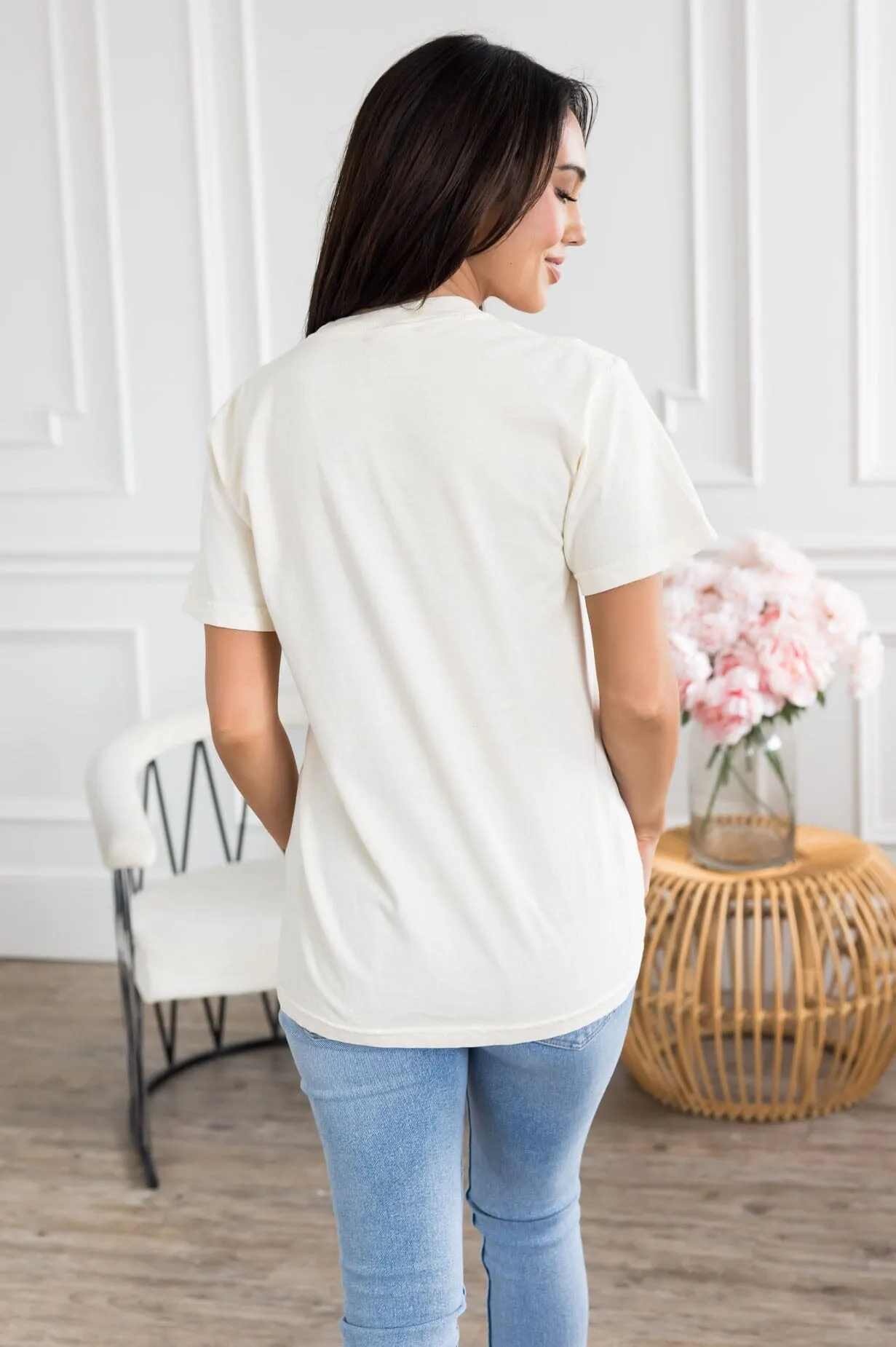 Patriotic Daisy Flag Tee
