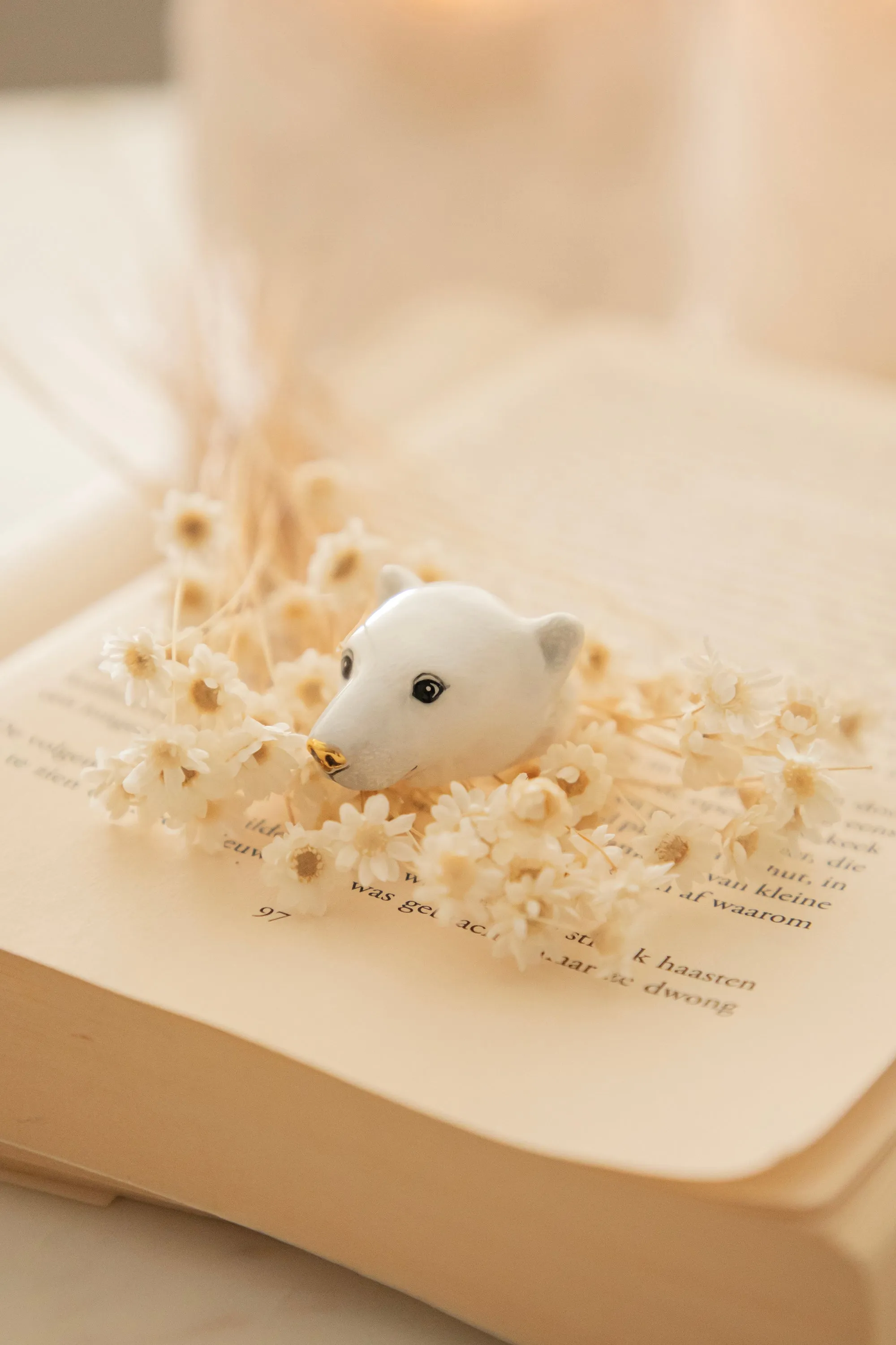 Paul Polar Bear White - Ring