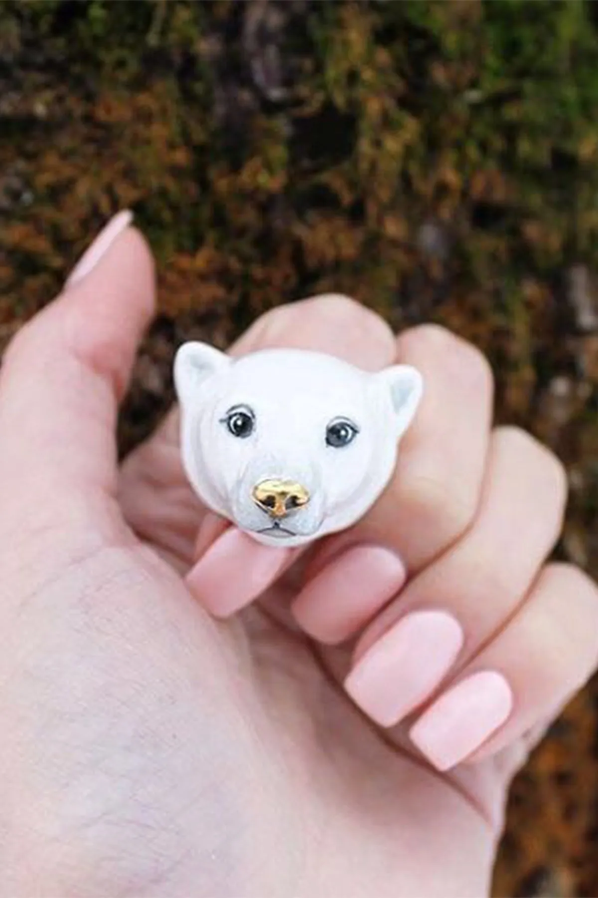 Paul Polar Bear White - Ring