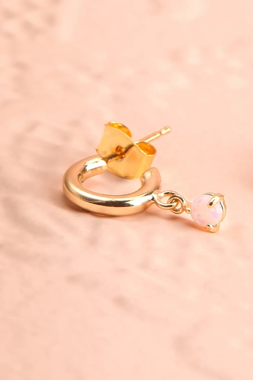 Paulette Nardal | Golden Stud Earrings