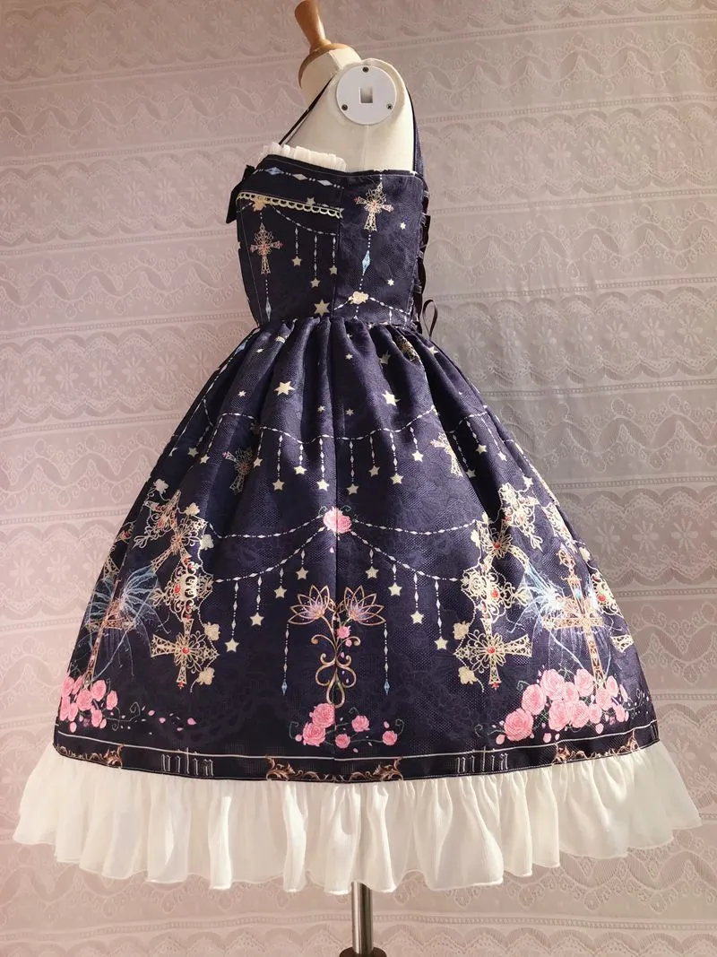 Peacock Cross Bustle Front Jumperskirt