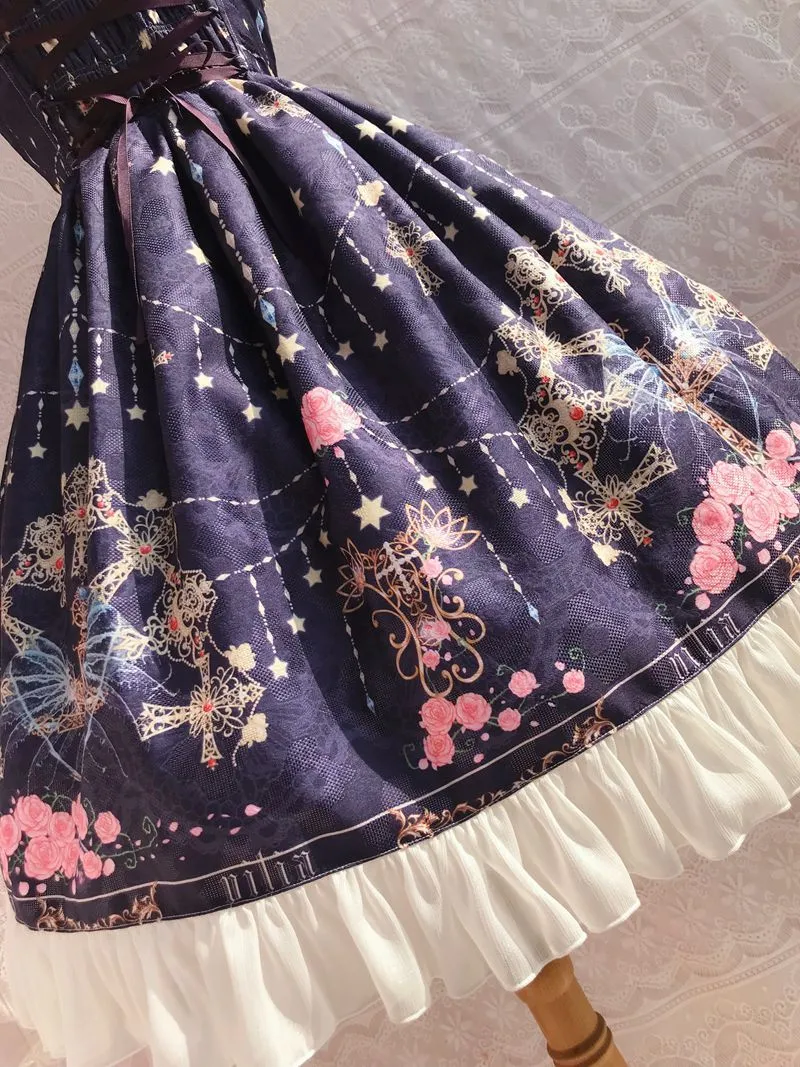 Peacock Cross Bustle Front Jumperskirt