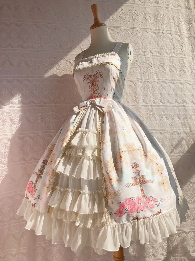 Peacock Cross Bustle Front Jumperskirt
