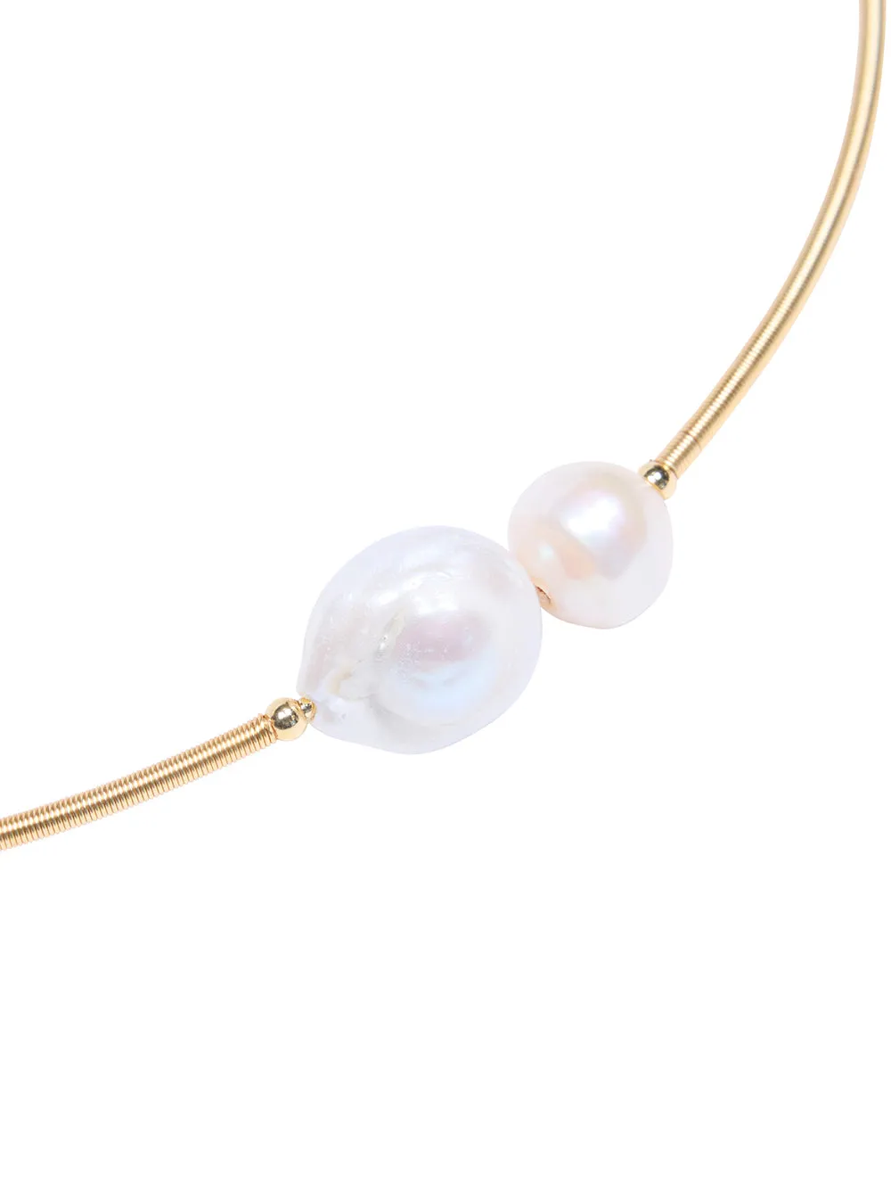 Pearly Collar Necklace