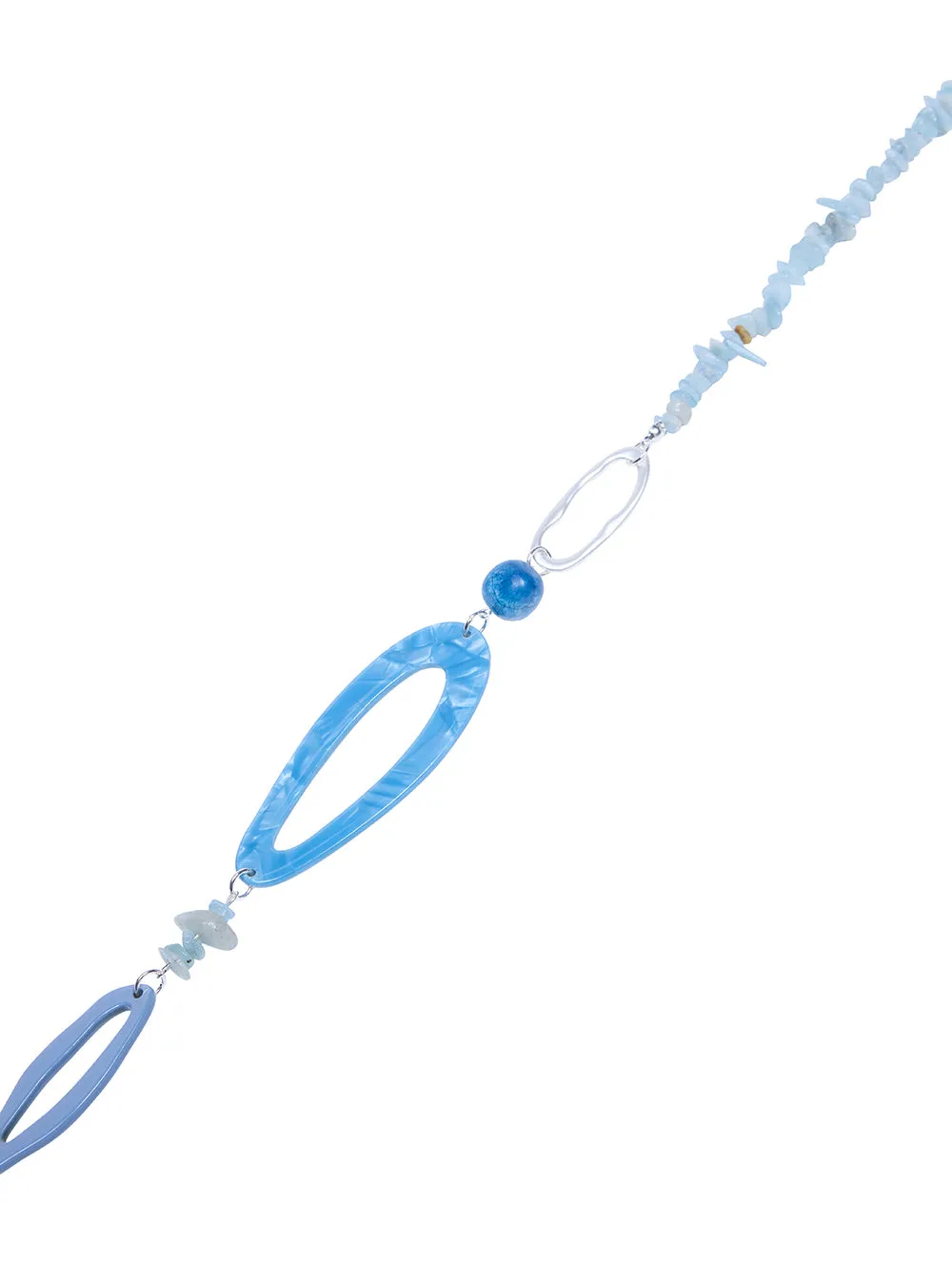 Pearly Ocean Blues Necklace