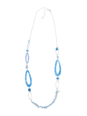 Pearly Ocean Blues Necklace