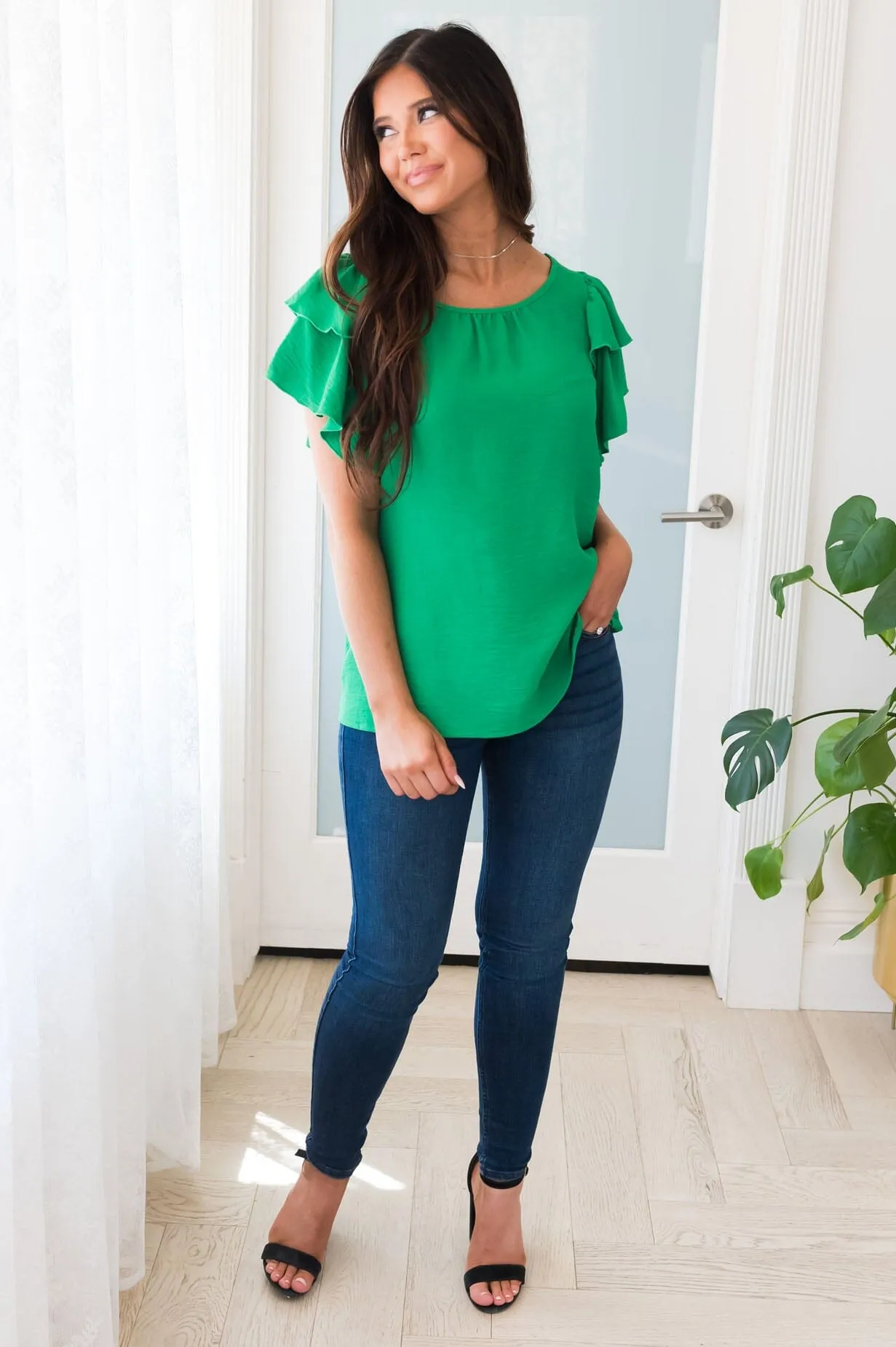 Perfect Pick Modest Blouse