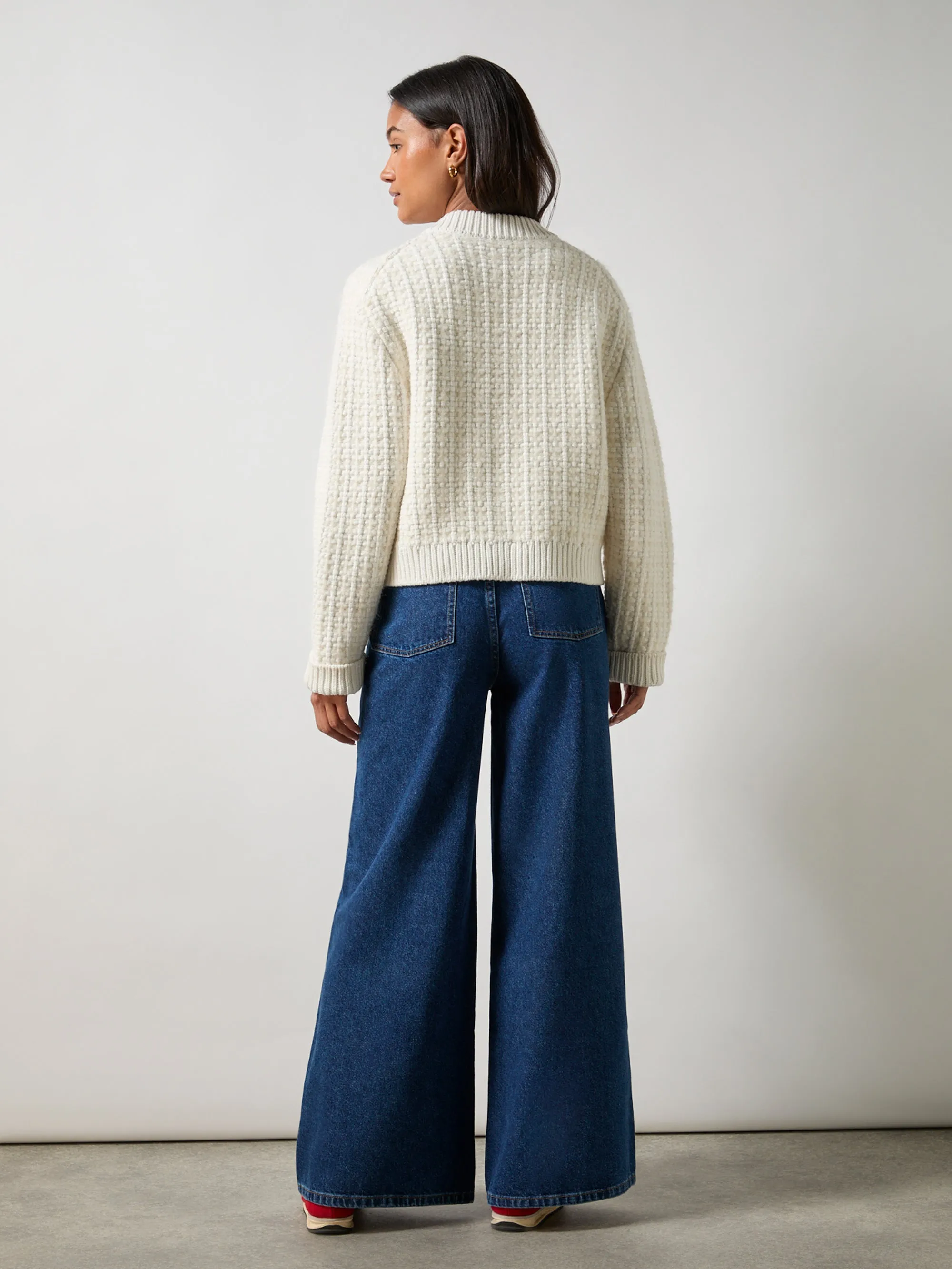 Petite Blue Wide Leg Jeans