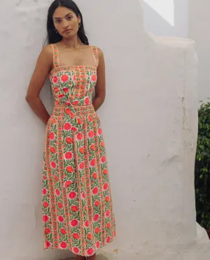 Pink City Prints Immy Neon Border Skirt