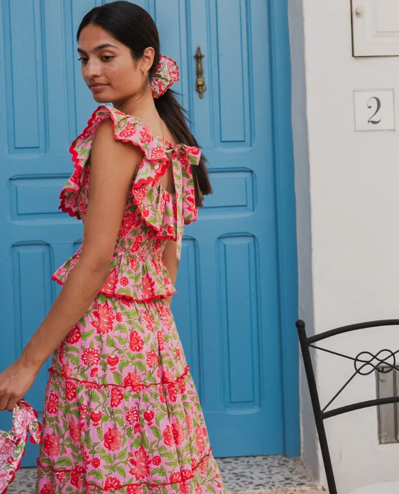Pink City Prints Susie Candy Jaal Top
