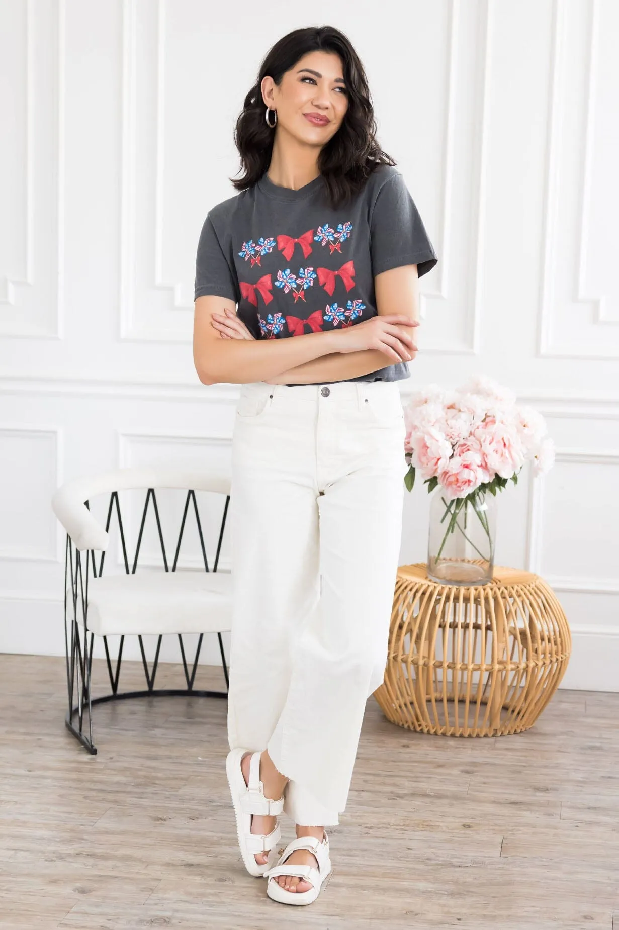 Pinwheels & Bows Graphic Tee