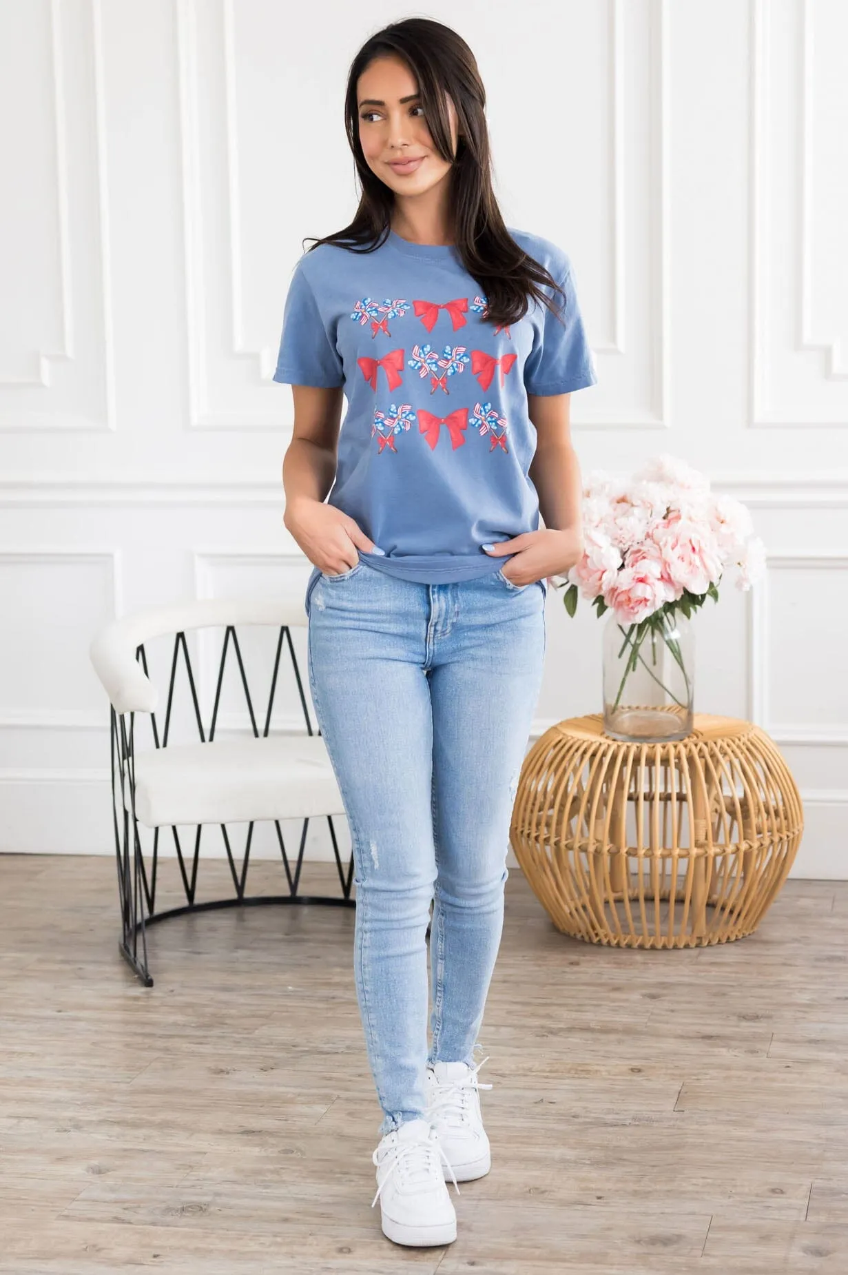 Pinwheels & Bows Graphic Tee