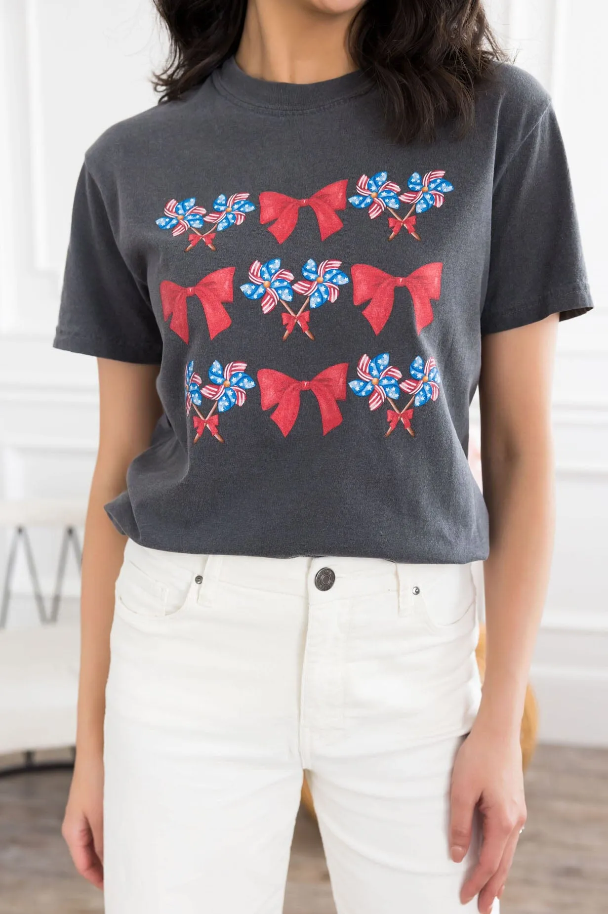 Pinwheels & Bows Graphic Tee