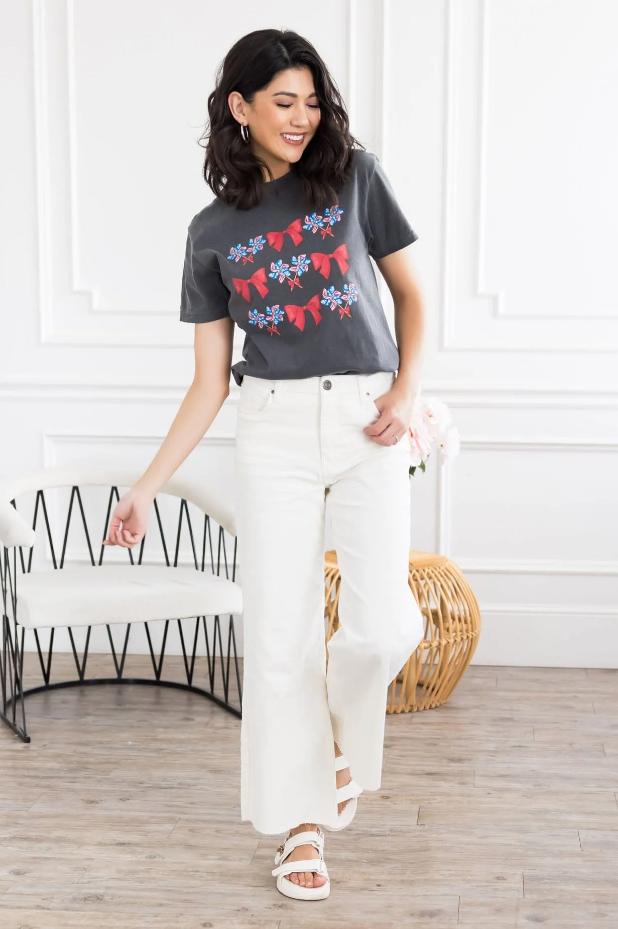 Pinwheels & Bows Graphic Tee