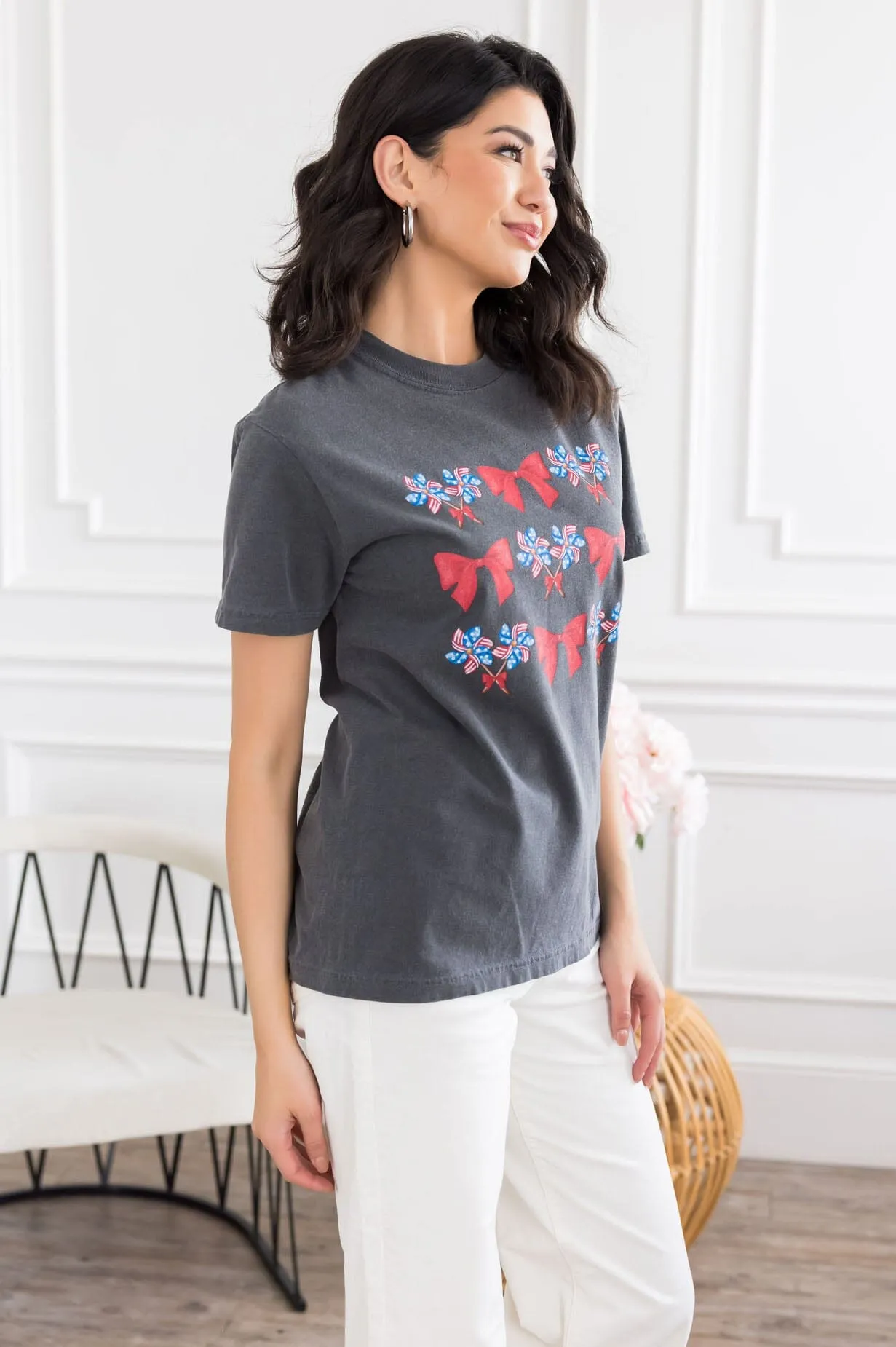 Pinwheels & Bows Graphic Tee