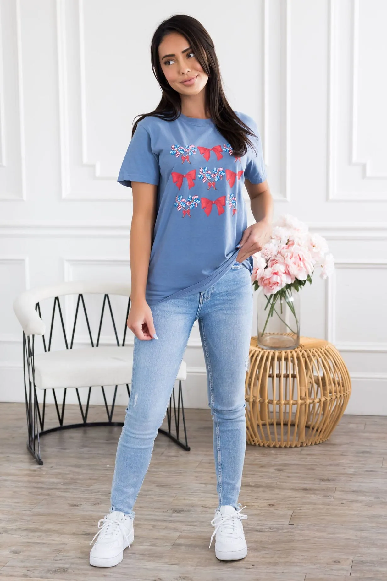 Pinwheels & Bows Graphic Tee