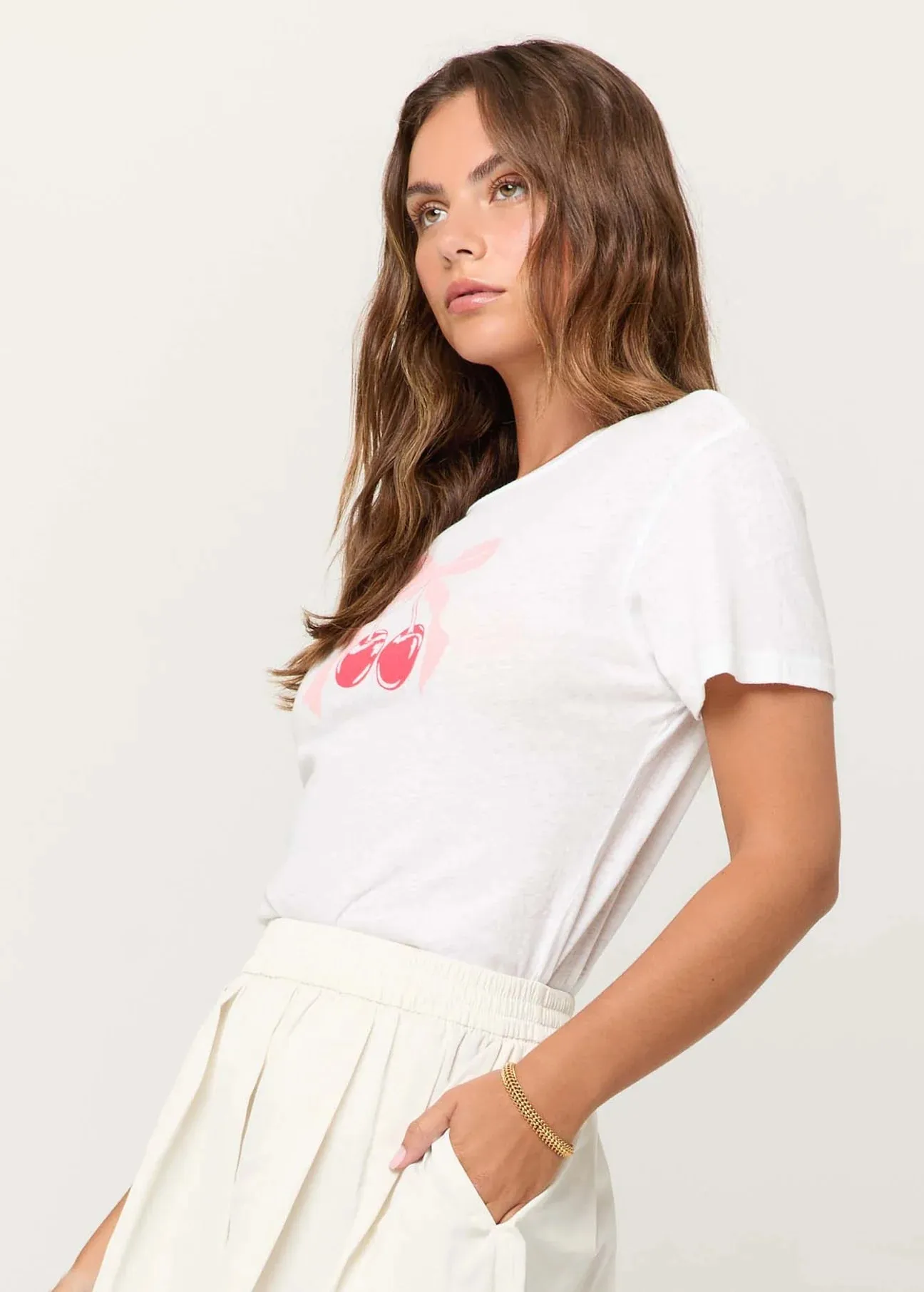 Project Social T - Double Cherries Baby Tee