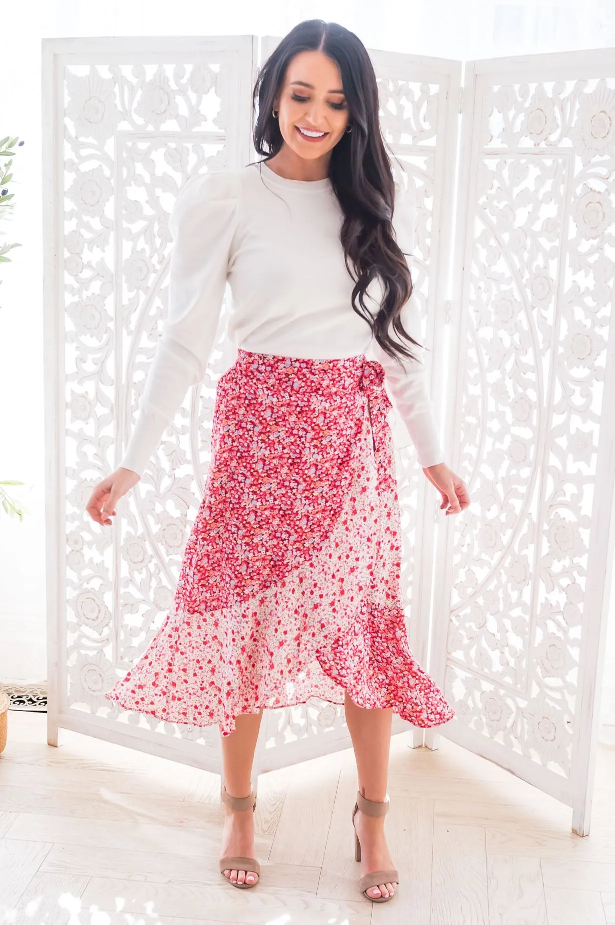 Puffed & Pretty Modest Sweater