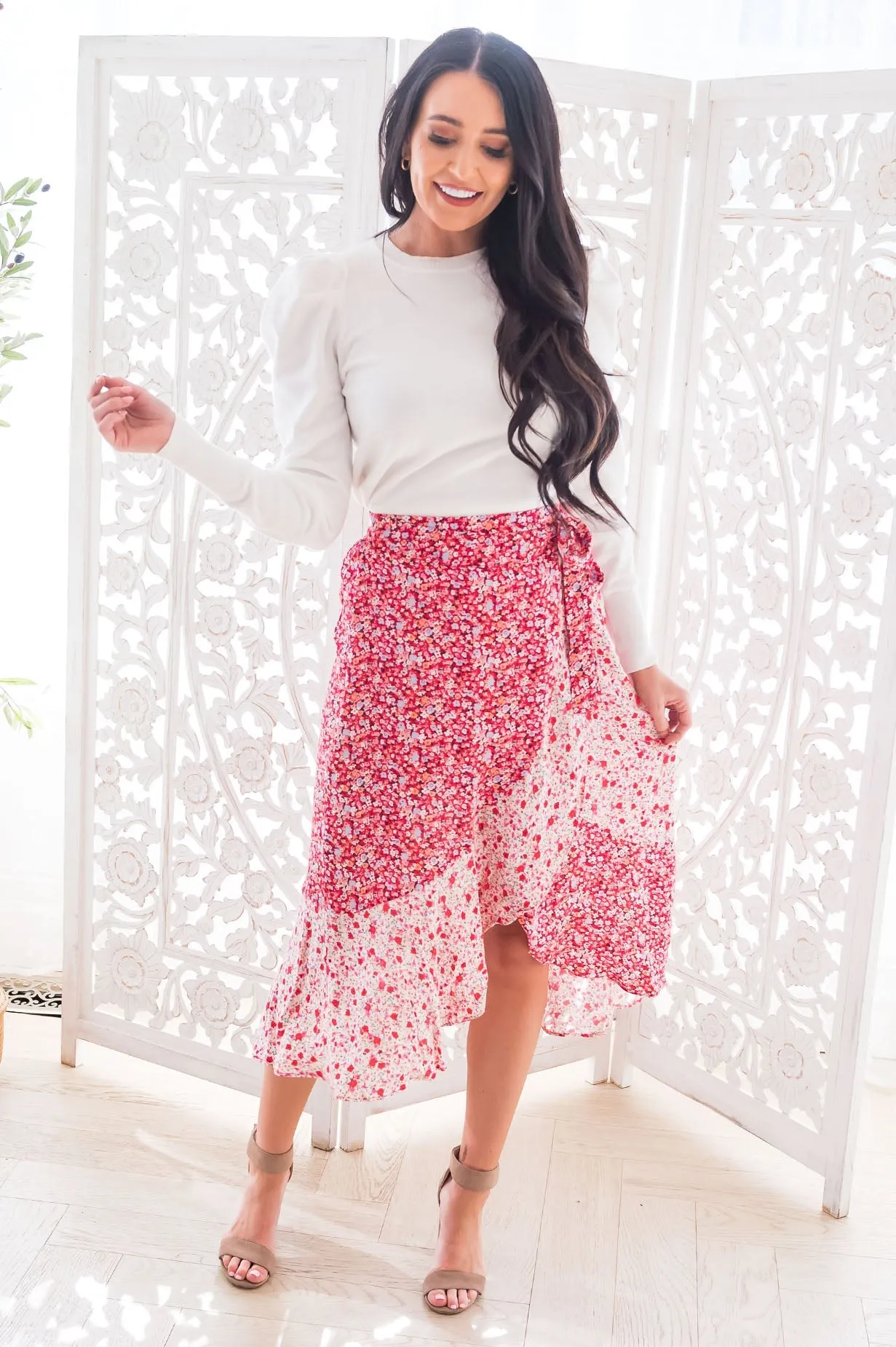 Puffed & Pretty Modest Sweater