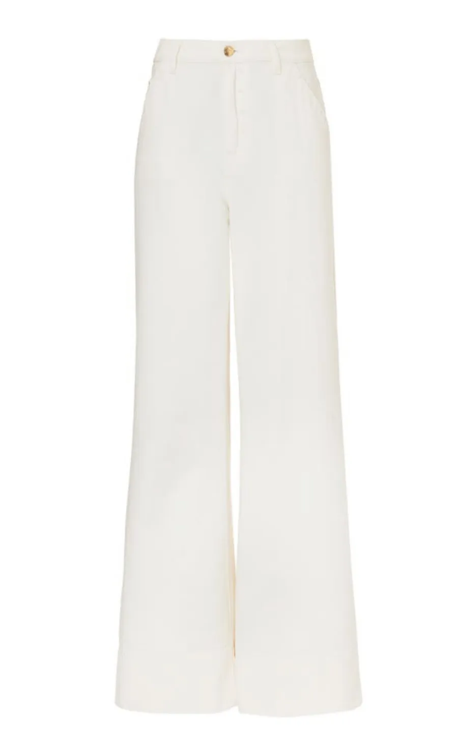Raquel Wide Leg Jean - White