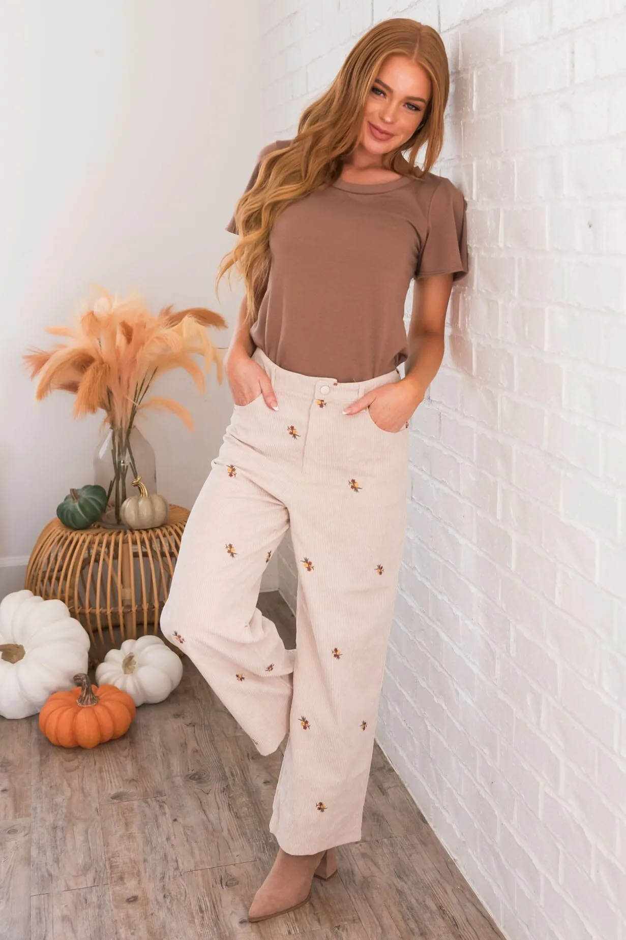 Ready For Fall Modest Corduroy Pants