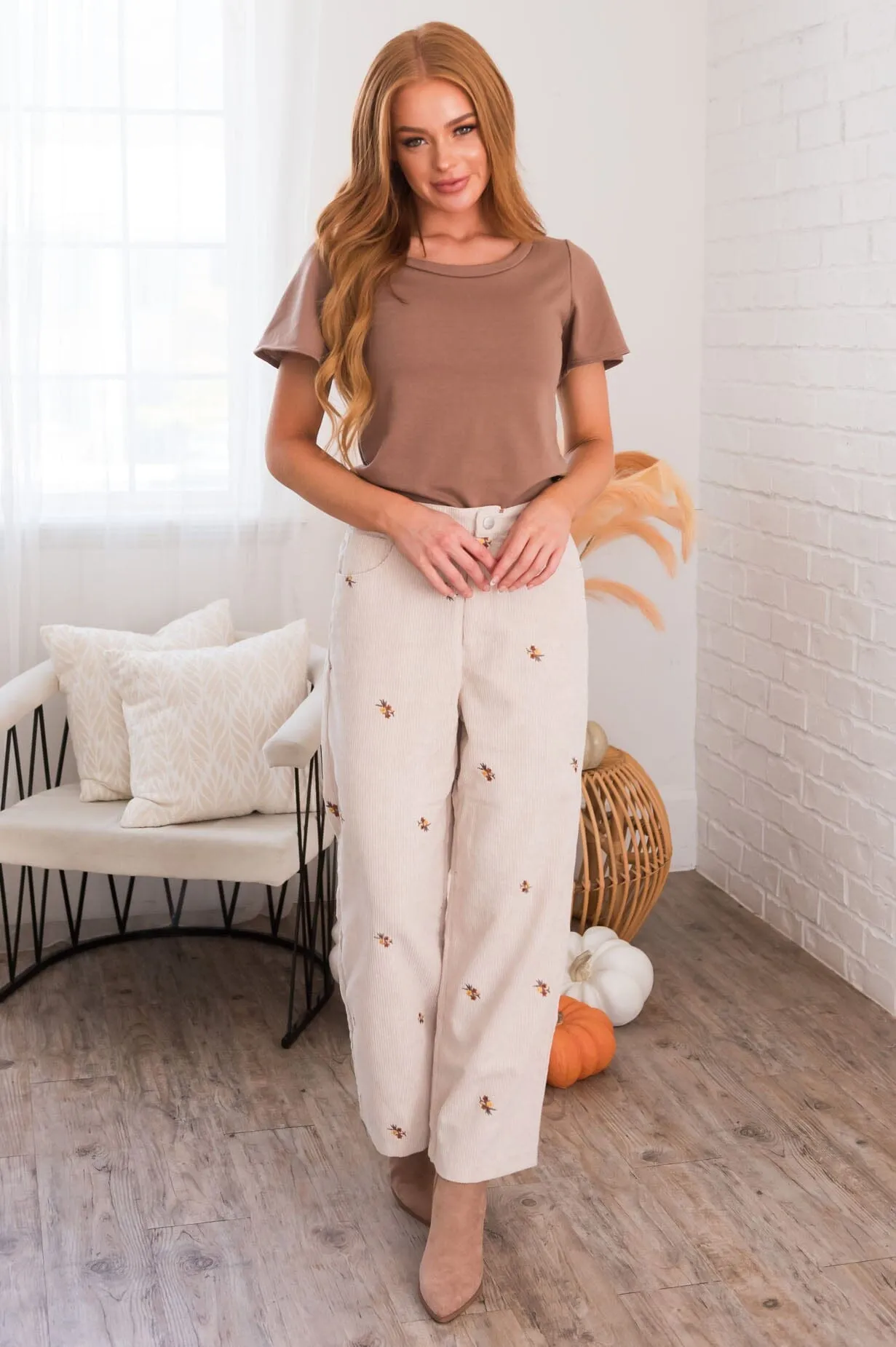 Ready For Fall Modest Corduroy Pants