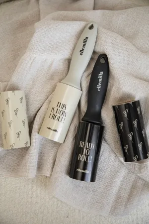Ready To Roll Beige/Black - Lint Roller Set