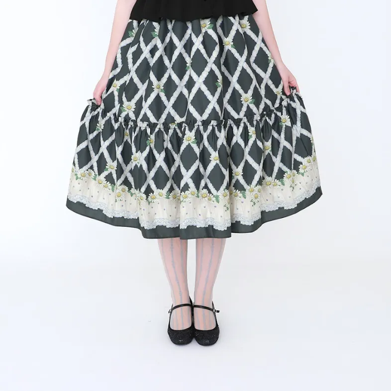 [RESERVATION] Cross Lace Marguerite Skirt