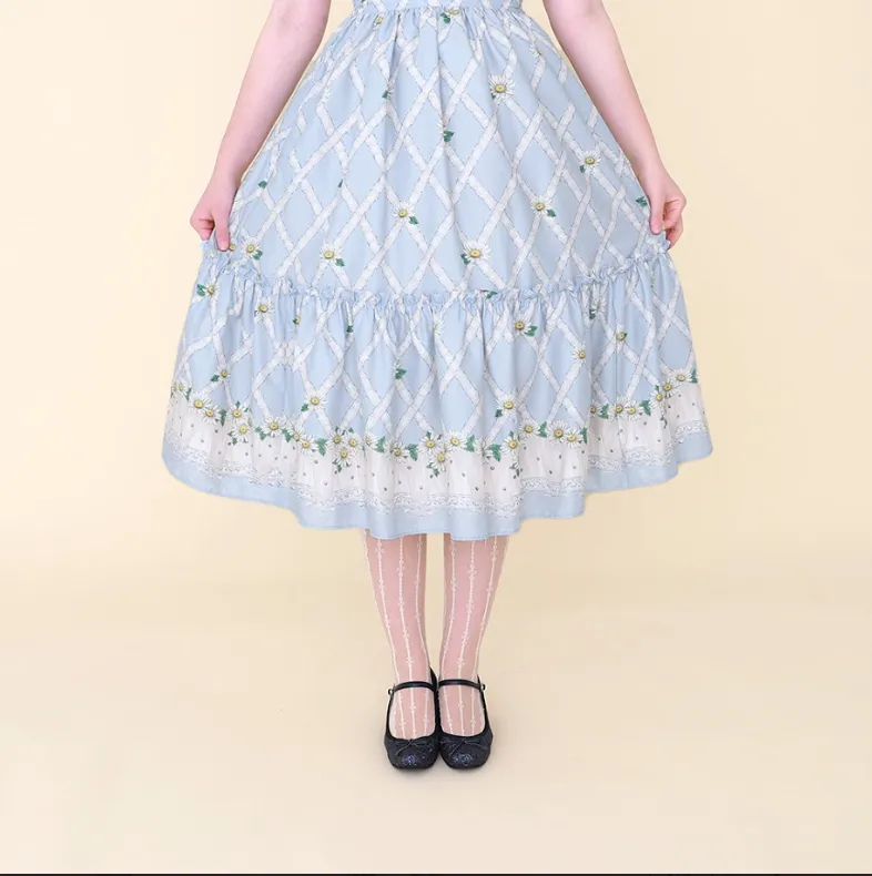 [RESERVATION] Cross Lace Marguerite Skirt