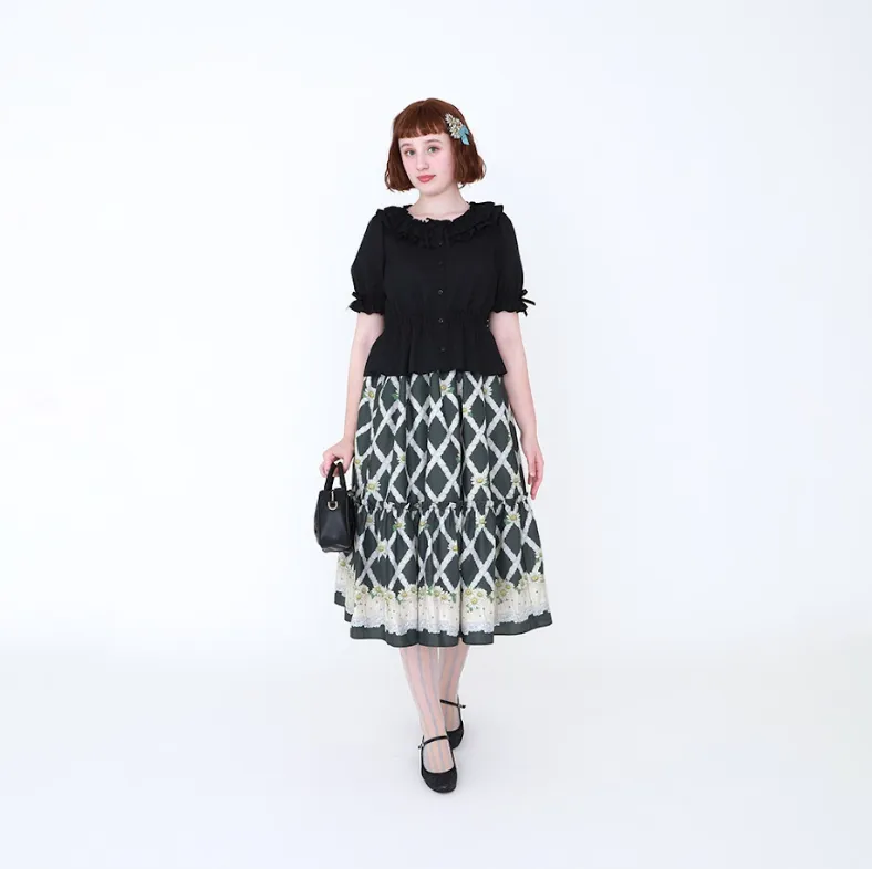 [RESERVATION] Cross Lace Marguerite Skirt