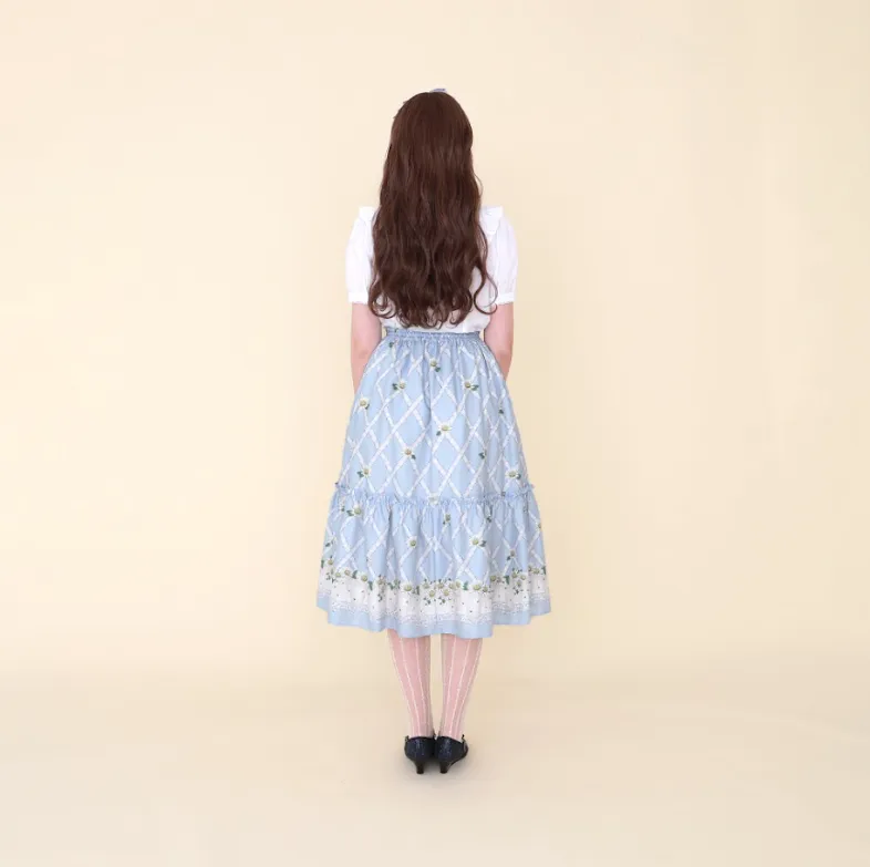 [RESERVATION] Cross Lace Marguerite Skirt