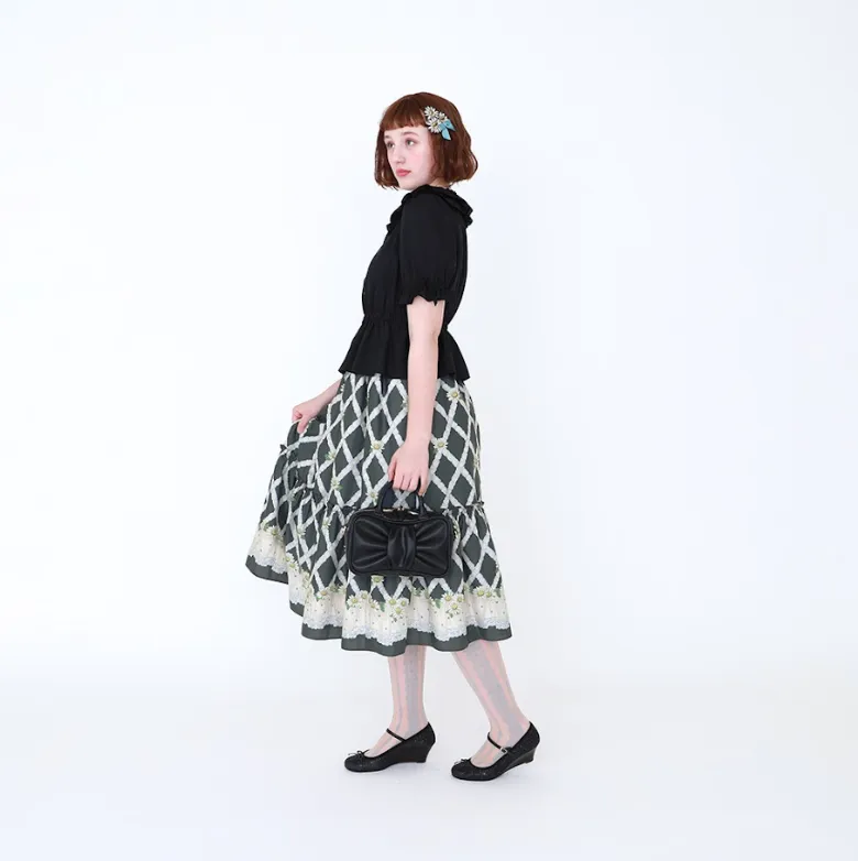 [RESERVATION] Cross Lace Marguerite Skirt