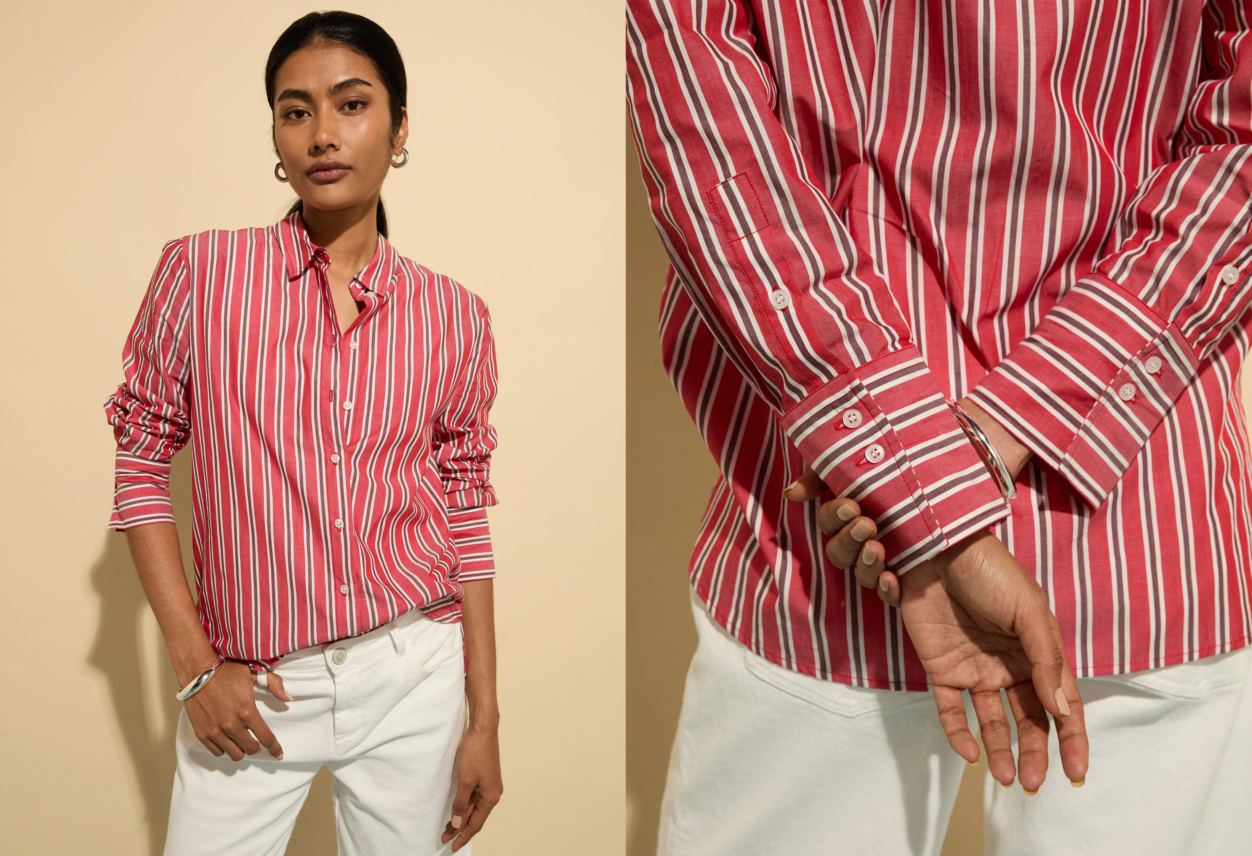 Rishma Organic Cotton Stripe Shirt