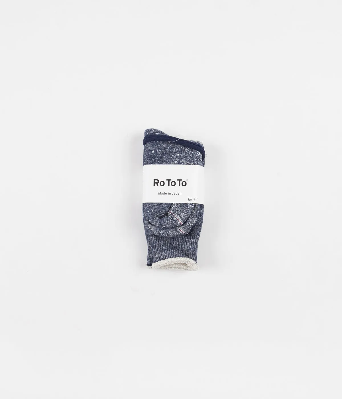 RoToTo Double Face Merino Blend Socks - Deep Ocean