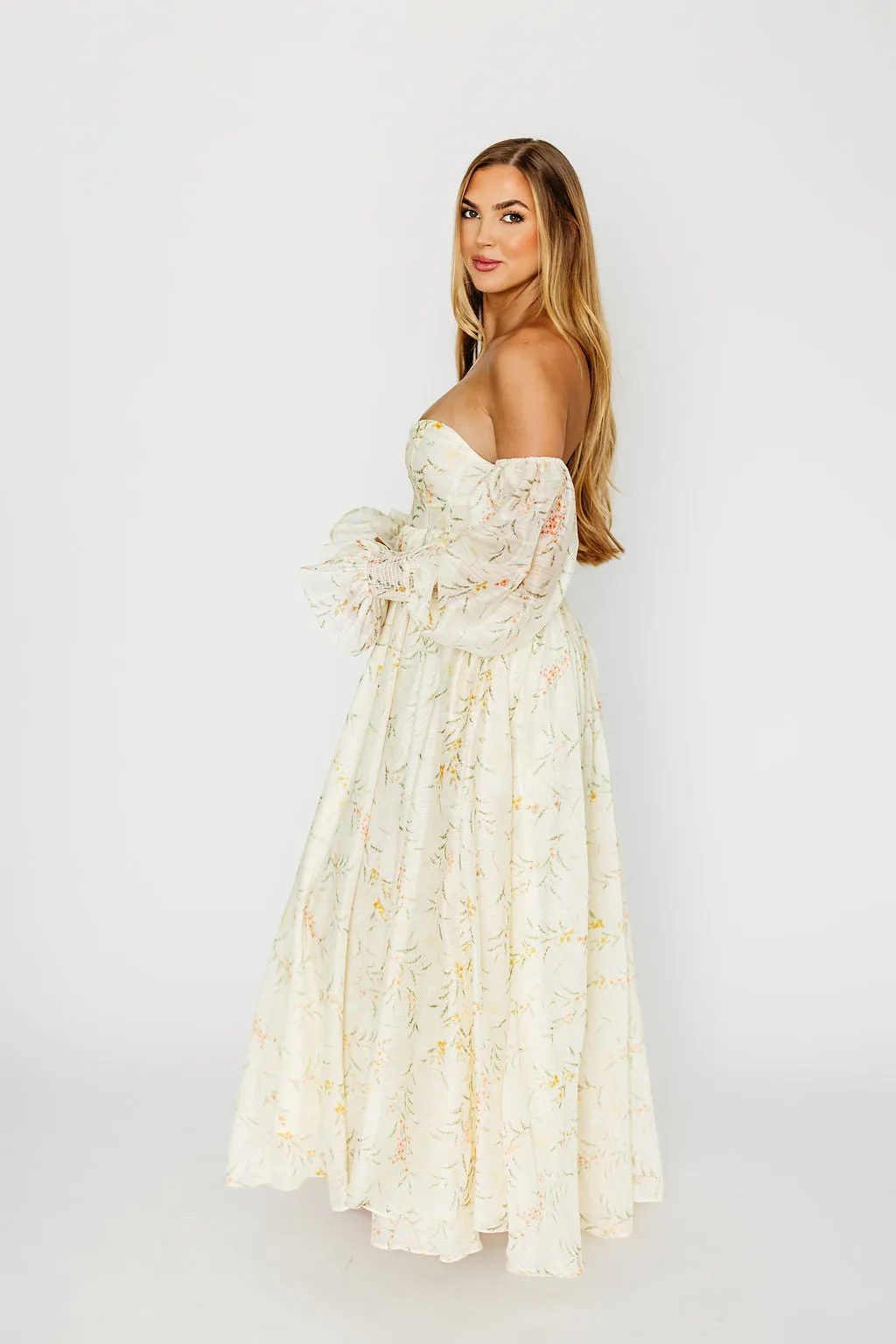 Ryder Grace Maxi Dress in Cream PRE-ORDER