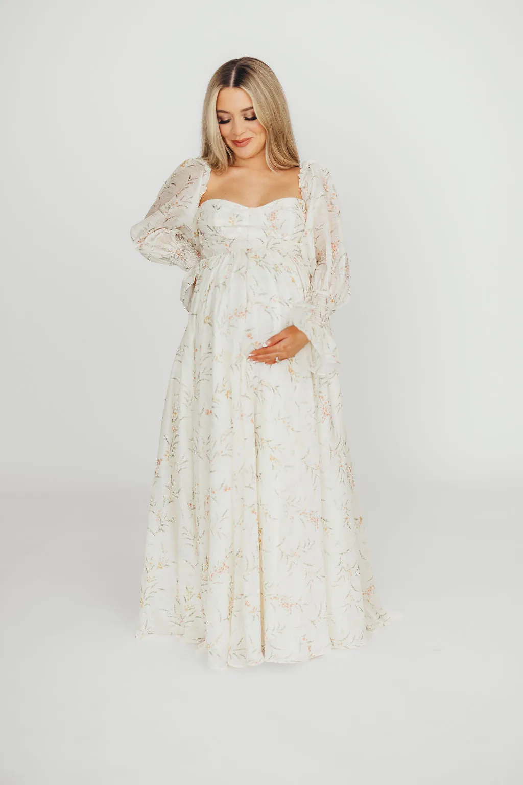 Ryder Grace Maxi Dress in Cream PRE-ORDER