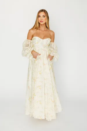 Ryder Grace Maxi Dress in Cream PRE-ORDER