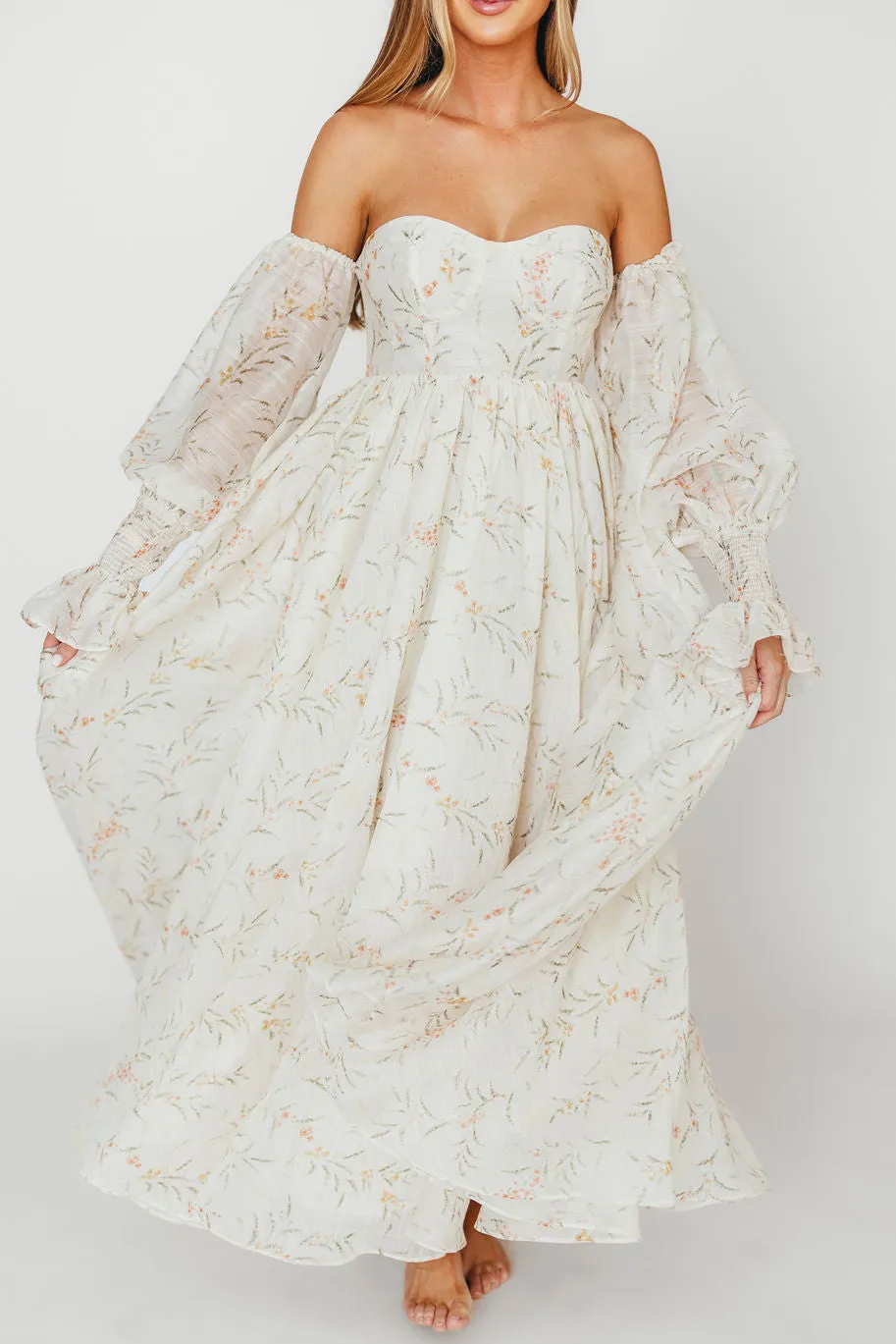 Ryder Grace Maxi Dress in Cream PRE-ORDER