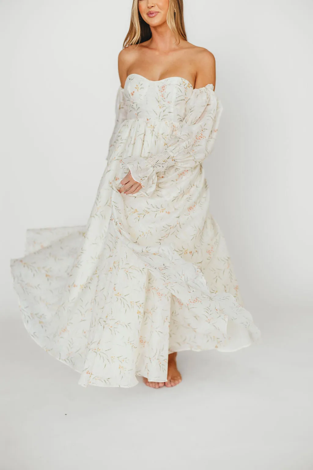 Ryder Grace Maxi Dress in Cream PRE-ORDER