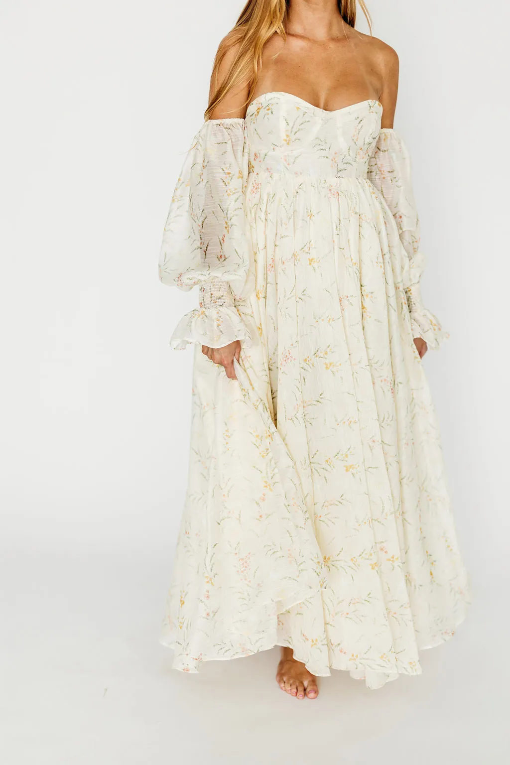 Ryder Grace Maxi Dress in Cream PRE-ORDER