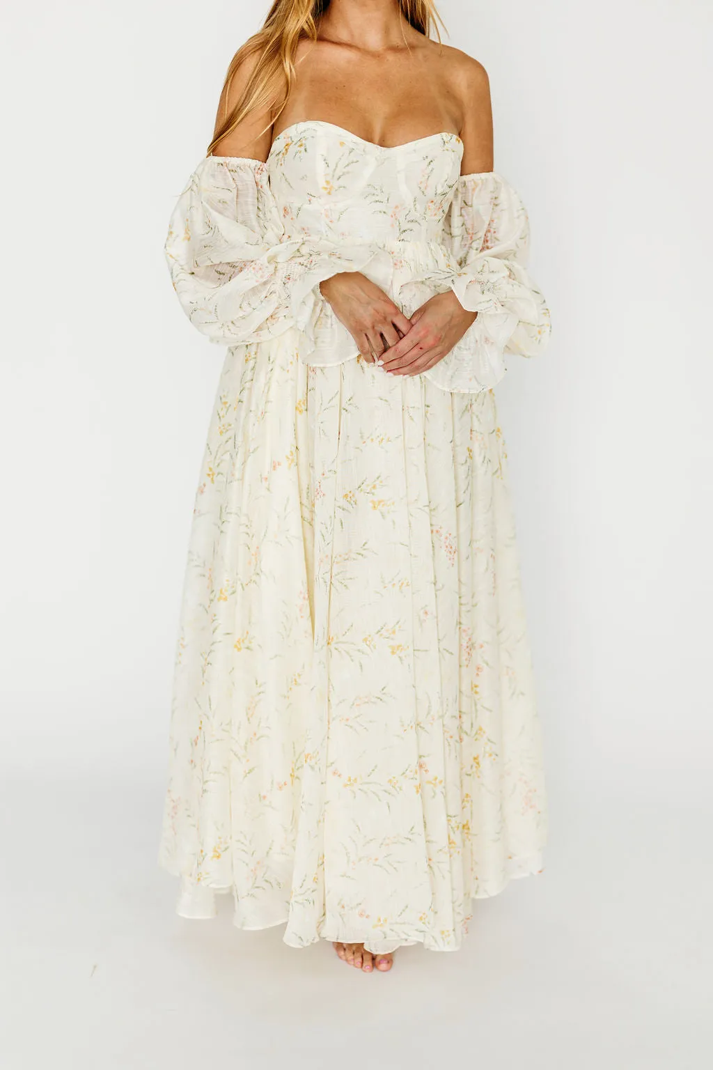 Ryder Grace Maxi Dress in Cream PRE-ORDER