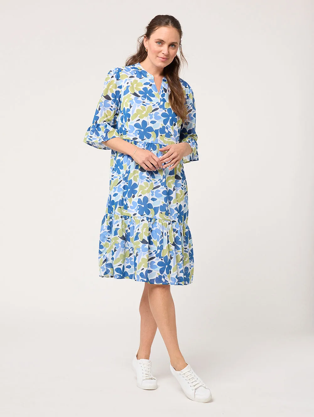 Sabryna Elbow Sleeve Dress