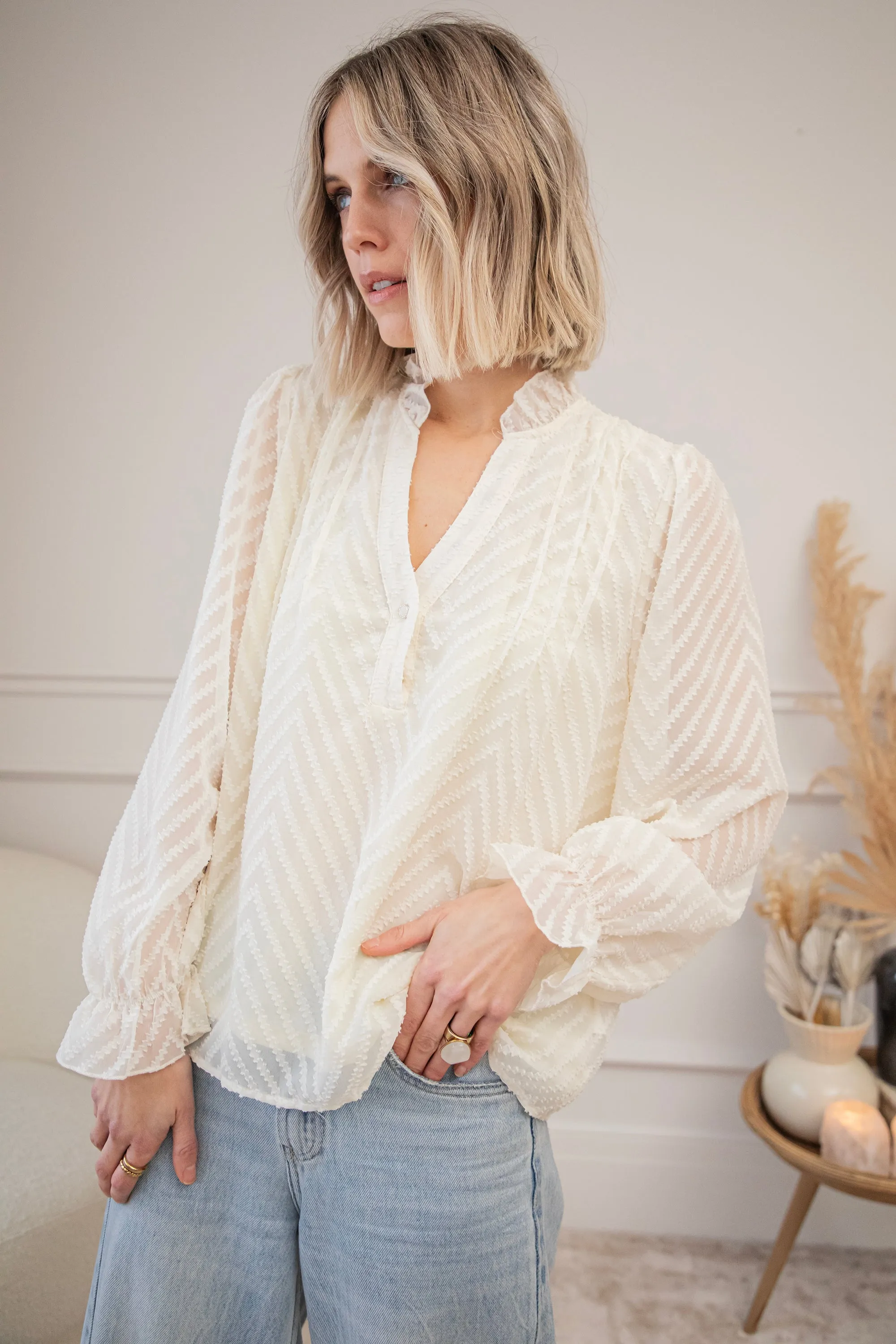 Samira Beige - Blouse