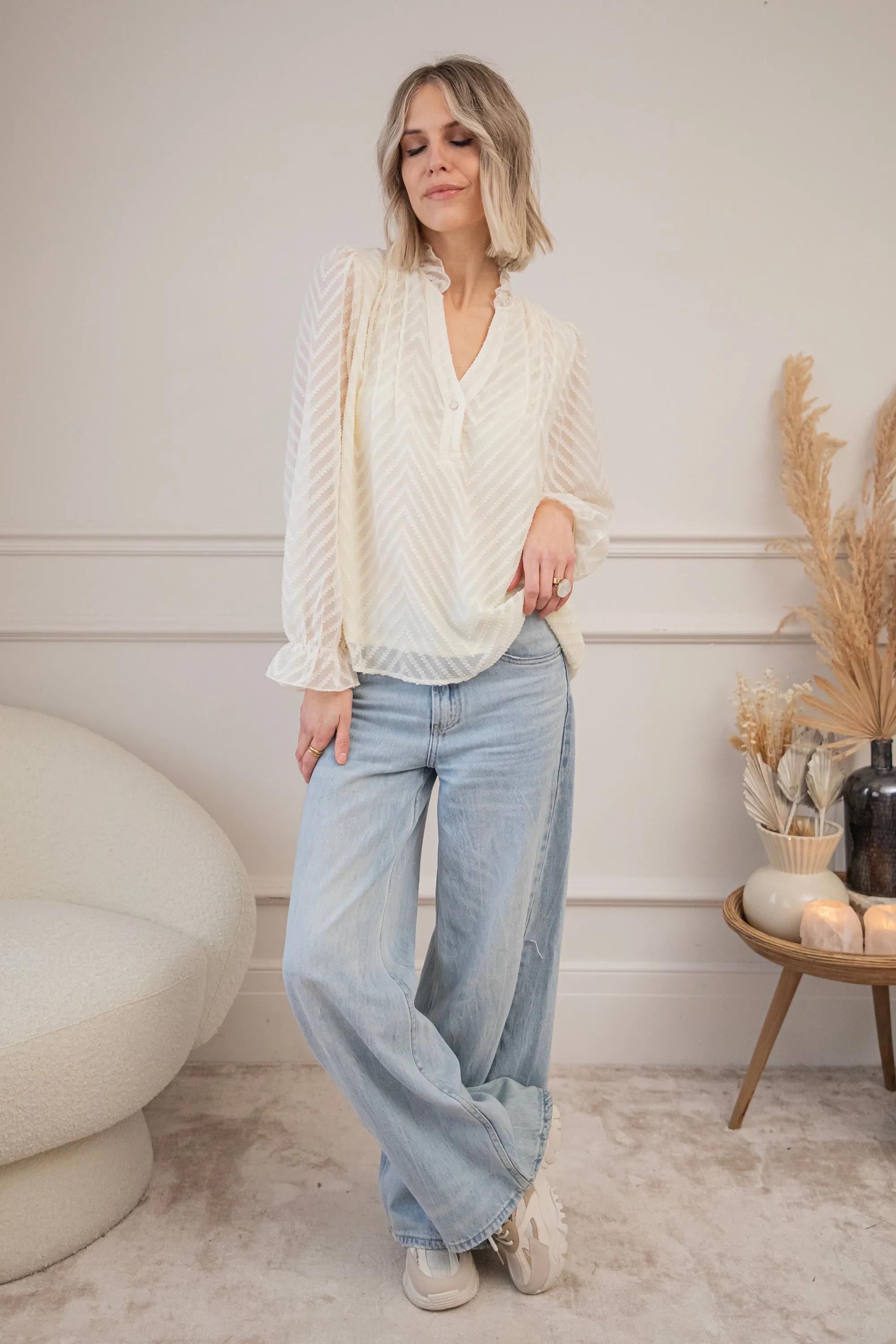 Samira Beige - Blouse