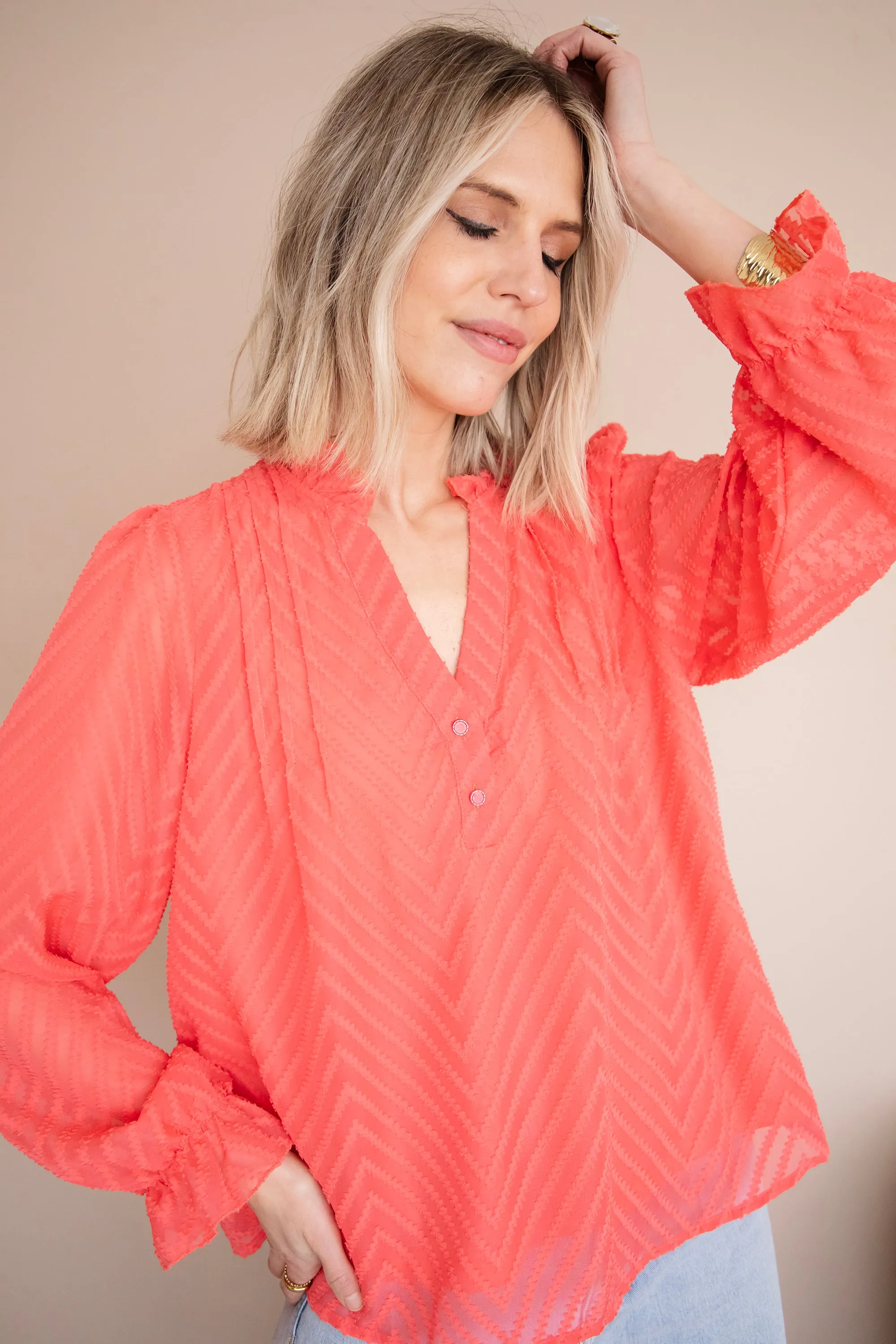 Samira Hot Pink - Blouse